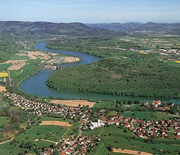 Am Hochrhein zwischen Schlo Beuggen und dem Hotzenwald