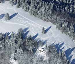 Langlaufloipe am Belchen bei Holzinshaus