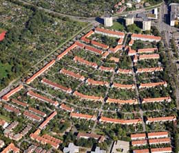 Die Gartenstadt im Freiburger Ortsteil Haslach