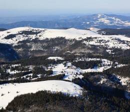 Blick ber das Herzogenhorn zum Feldbergmassiv